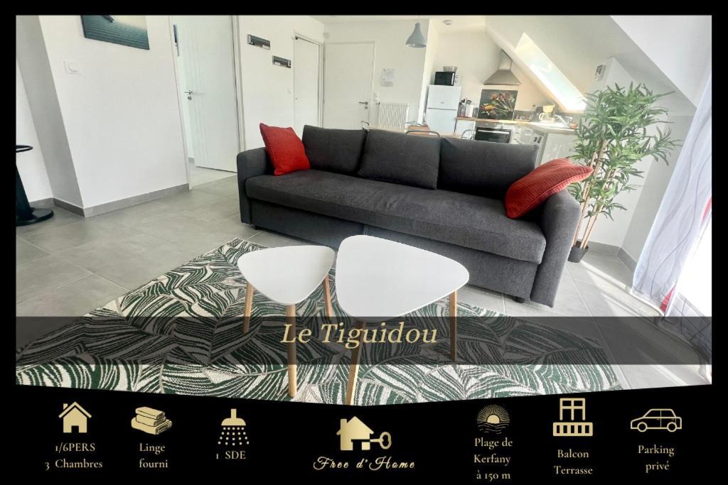 Le Tiguidou, Cosy, Lumineux, 2-6 Pers, Plage 300M Moëlan-sur-Mer Esterno foto
